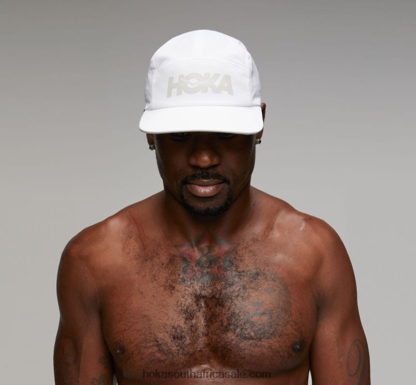 Women Performance Hat Hoka 0TNRBJ396 White/Cool Grey