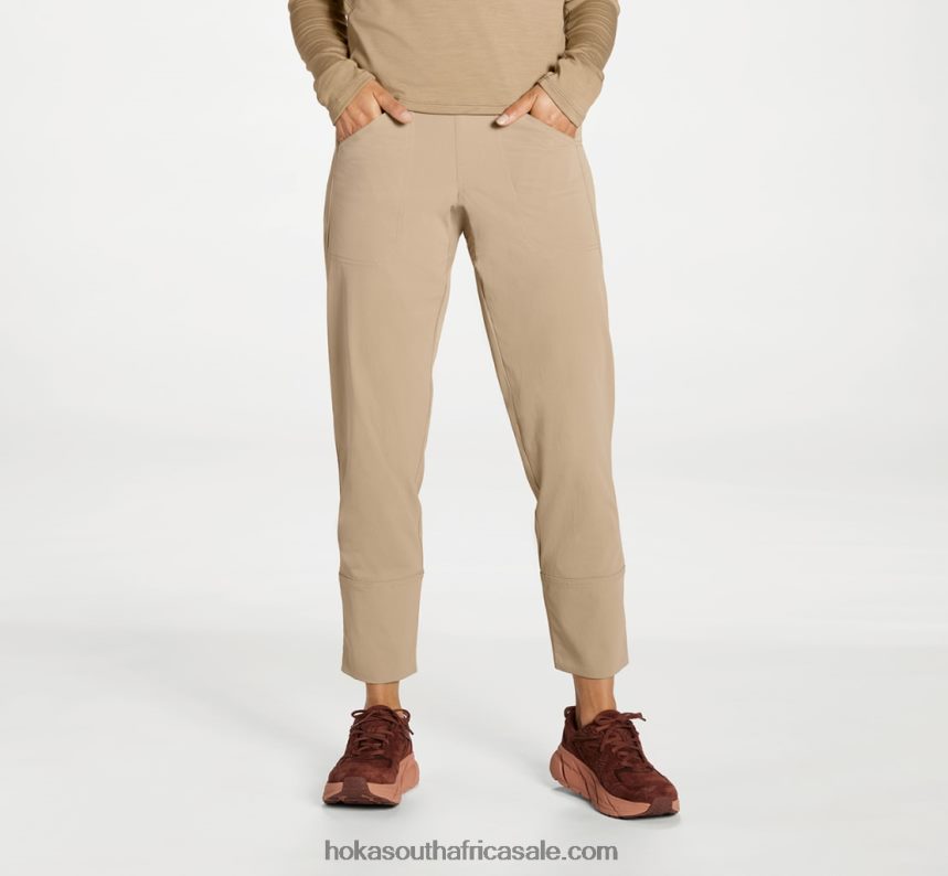 Women Transport Pant Hoka 0TNRBJ360 Dune