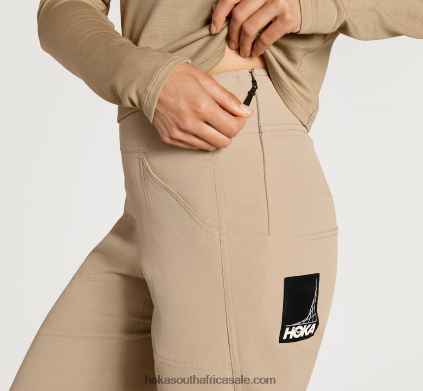 Women Transport Pant Hoka 0TNRBJ360 Dune