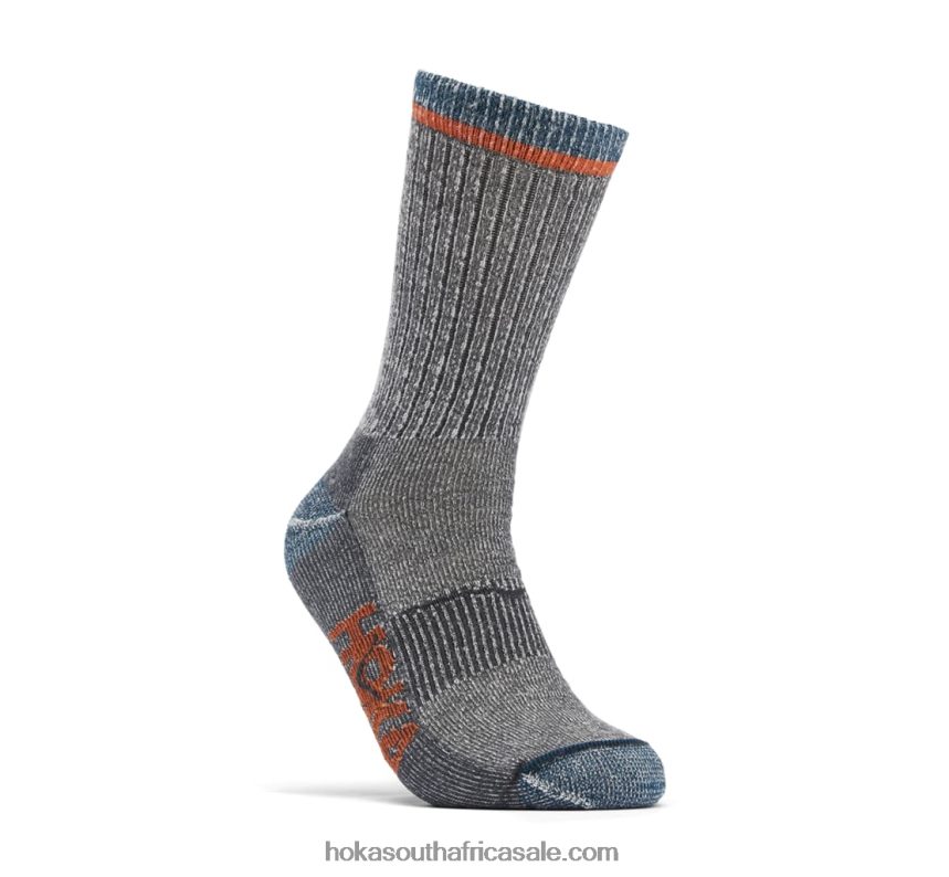 Women Merino Blend Crew Sock Hoka 0TNRBJ201 Castlerock