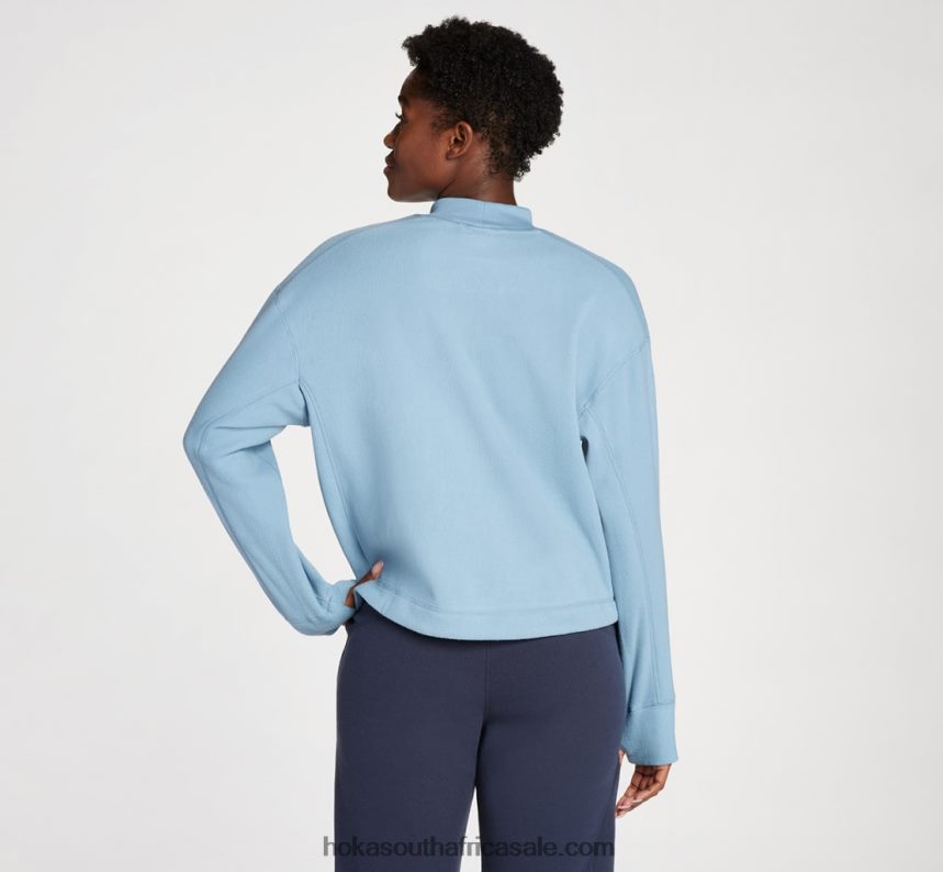 Women Fleece Crew Hoka 0TNRBJ349 Mountain Spring