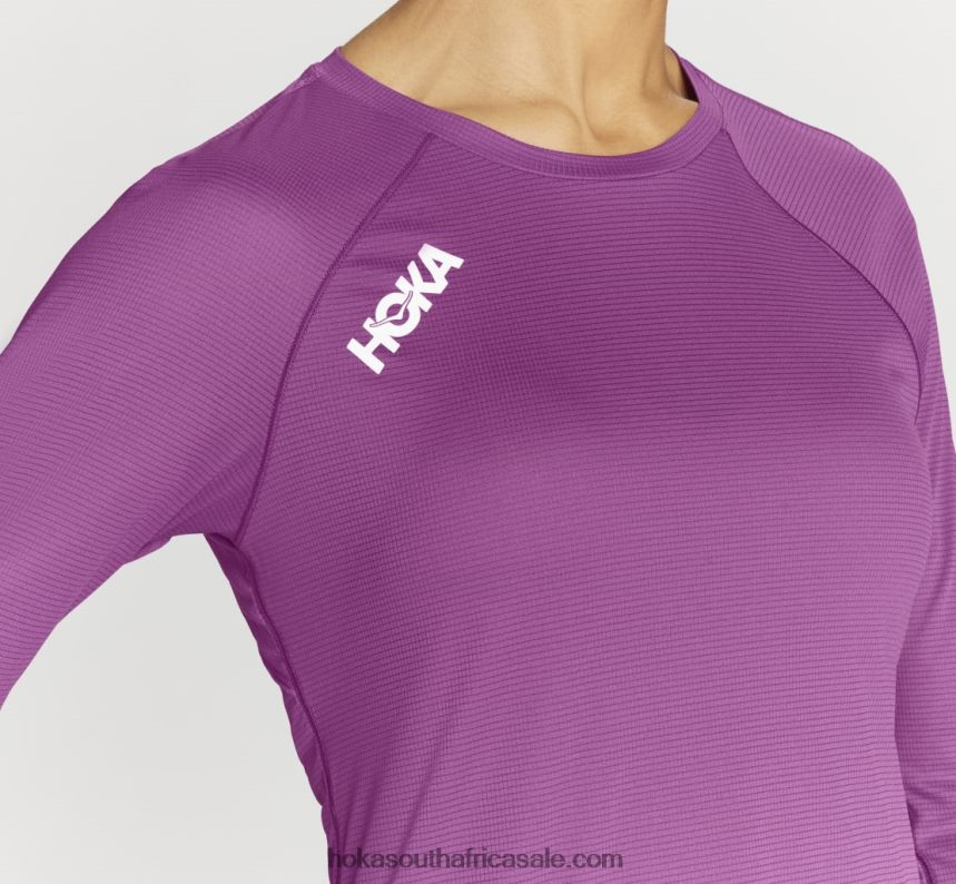 Women Glide 3/4 Sleeve Hoka 0TNRBJ328 Beautyberry