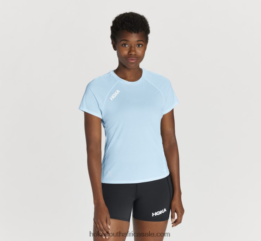 Women Glide Short Sleeve Hoka 0TNRBJ334 Summer Song