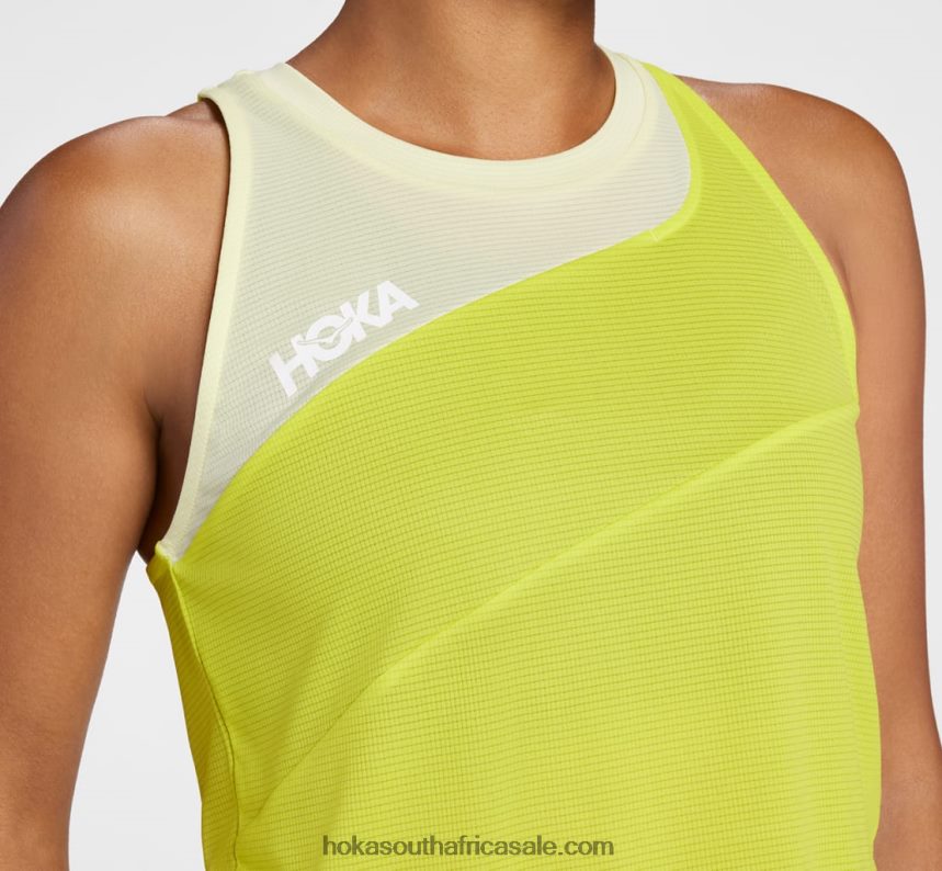 Women Glide Tank Hoka 0TNRBJ341 Evening Primrose