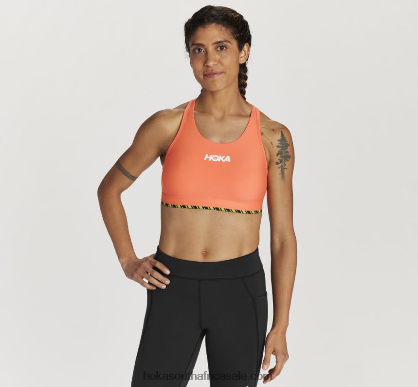 Women Hupana Sports Bra Hoka 0TNRBJ330 Camellia