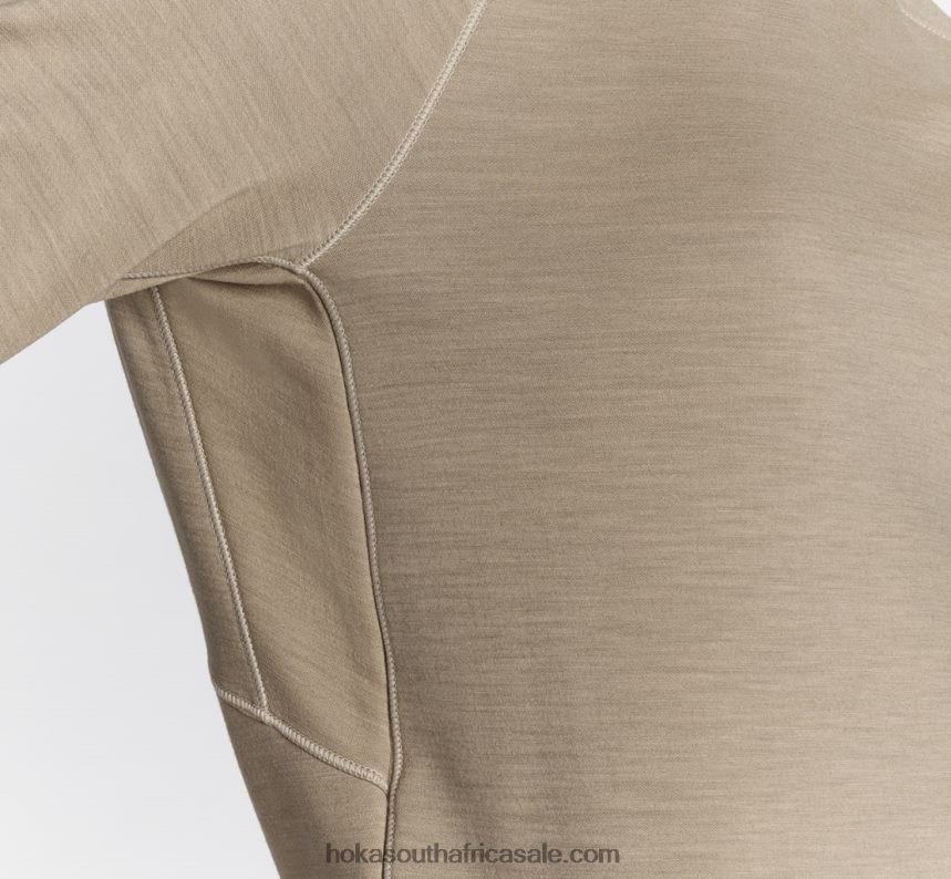 Women Merino Blend Long Sleeve Hoka 0TNRBJ350 Dune