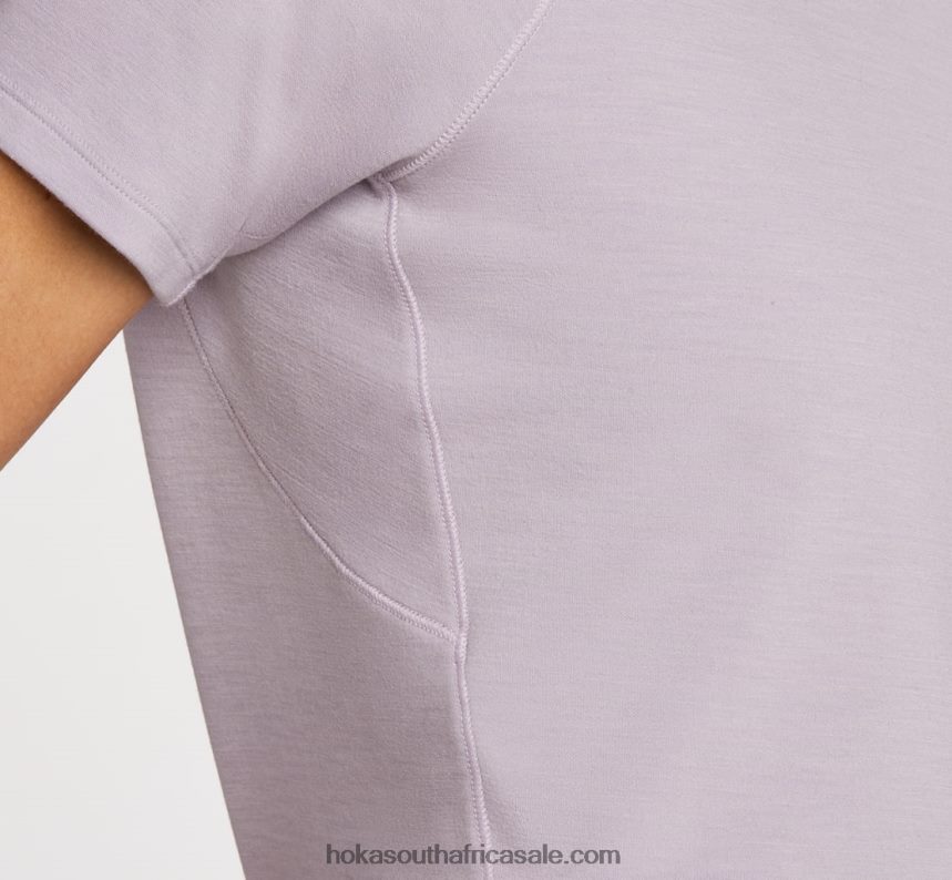 Women Midweight Merino Blend Short Sleeve Hoka 0TNRBJ352 Deep Lake