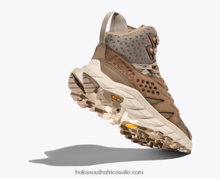 Women Anacapa Breeze Mid Hoka 0TNRBJ144 Dune/Eggnog