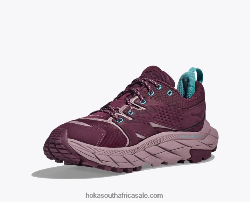 Women Anacapa Low GTX Hoka 0TNRBJ183 Grape Wine/Elderberry