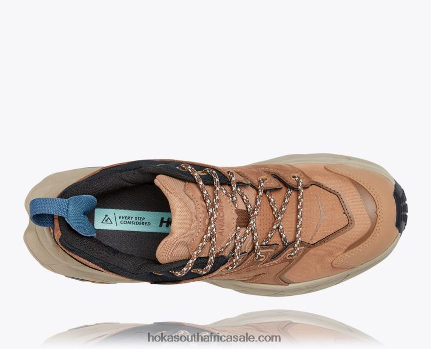 Women Anacapa Low GTX Hoka 0TNRBJ187 Tiger'S Eye/Black