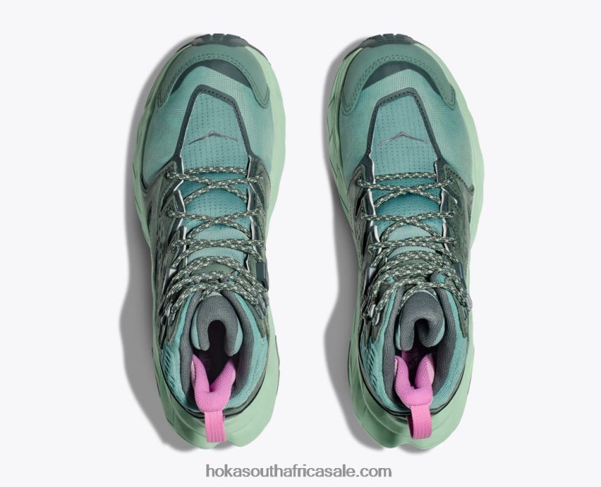 Women Anacapa Mid GTX Hoka 0TNRBJ165 Trellis/Mist Green