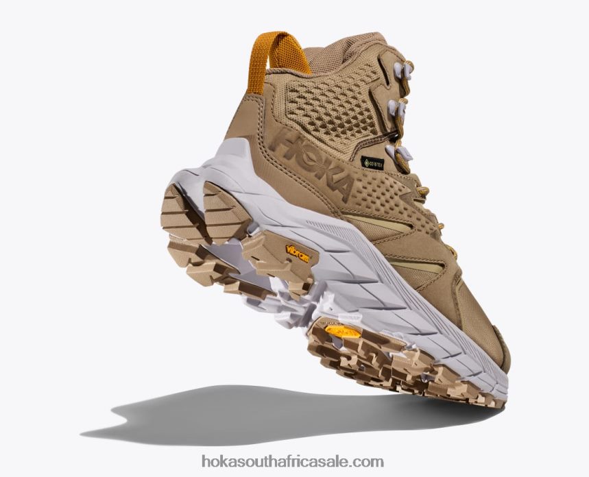 Women Anacapa Mid GTX Hoka 0TNRBJ167 Dune/Lilac Marble