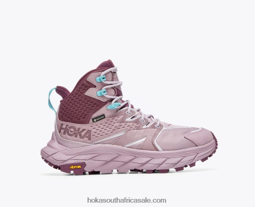 Women Anacapa Mid GTX Hoka 0TNRBJ170 Elderberry/Grape Wine