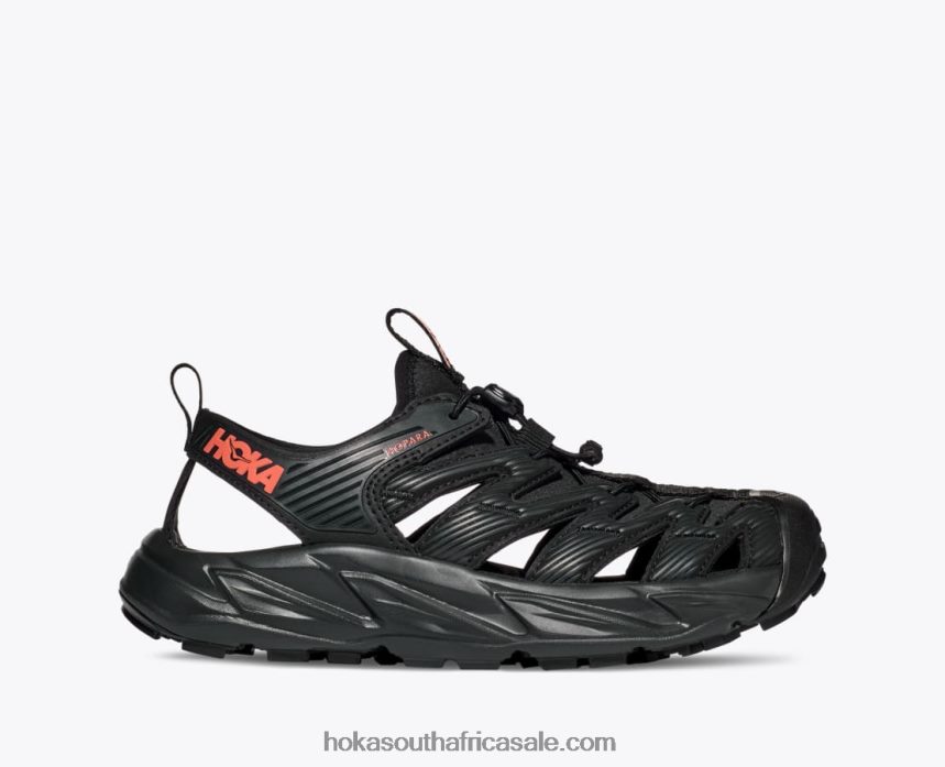 Women Hopara Hoka 0TNRBJ157 Black/Fusion Coral