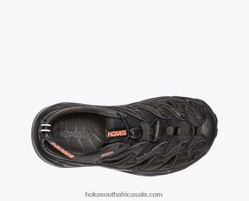 Women Hopara Hoka 0TNRBJ157 Black/Fusion Coral