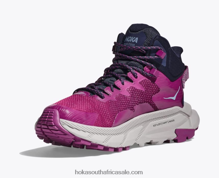 Women Trail Code GTX Hoka 0TNRBJ140 Beautyberry/Harbor Mist