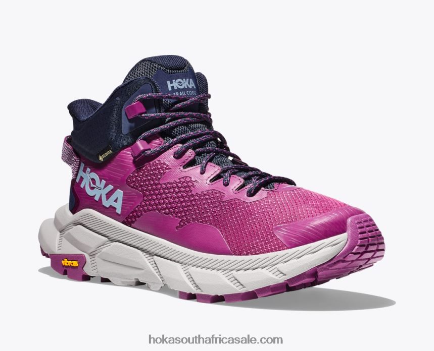 Women Trail Code GTX Hoka 0TNRBJ140 Beautyberry/Harbor Mist