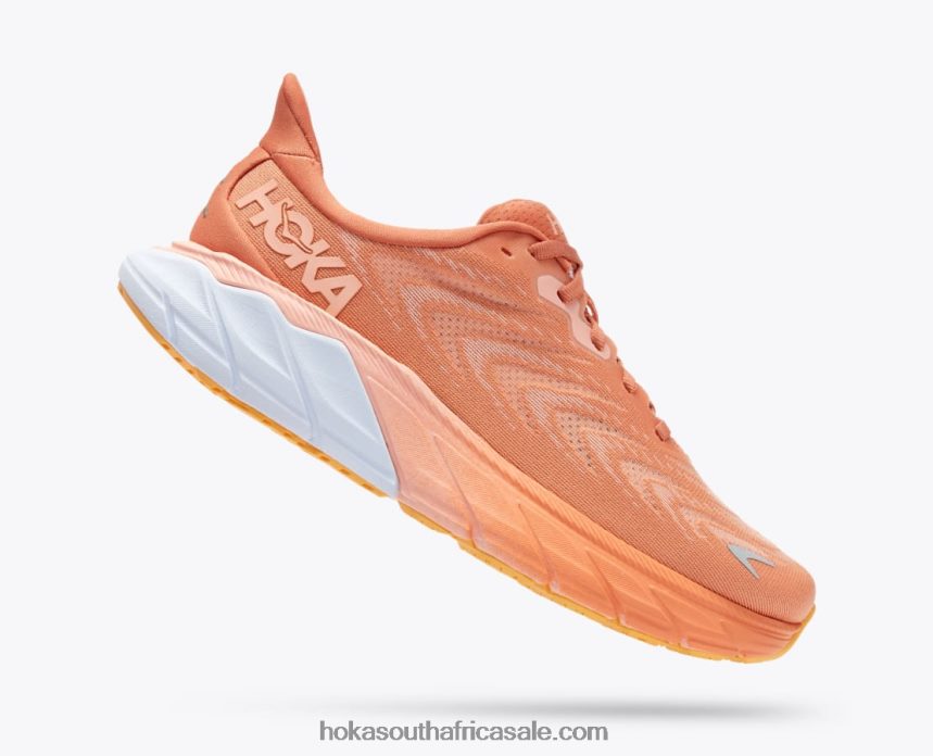 Women Arahi 6 Hoka 0TNRBJ23 Sun Baked/Shell Coral