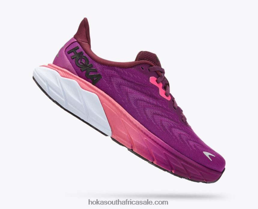 Women Arahi 6 Hoka 0TNRBJ24 Grape Wine/Beautyberry
