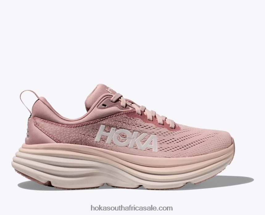 Women Bondi 8 Hoka 0TNRBJ10 Pale Mauve/Peach Whip