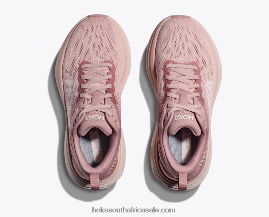 Women Bondi 8 Hoka 0TNRBJ10 Pale Mauve/Peach Whip