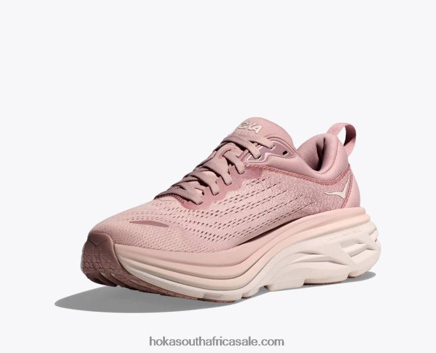 Women Bondi 8 Hoka 0TNRBJ10 Pale Mauve/Peach Whip