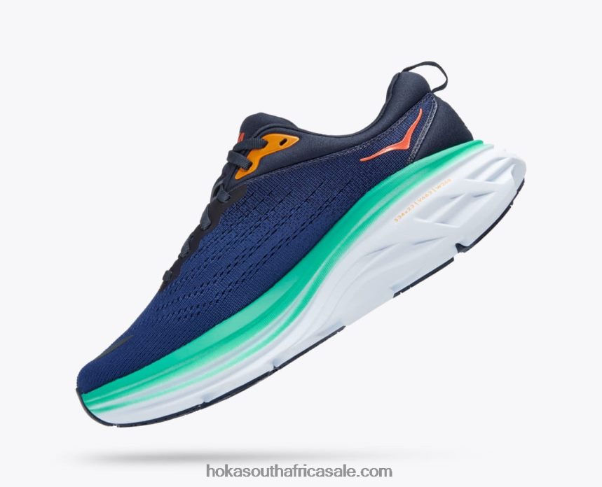Women Bondi 8 Hoka 0TNRBJ14 Outer Space/Bellwether Blue