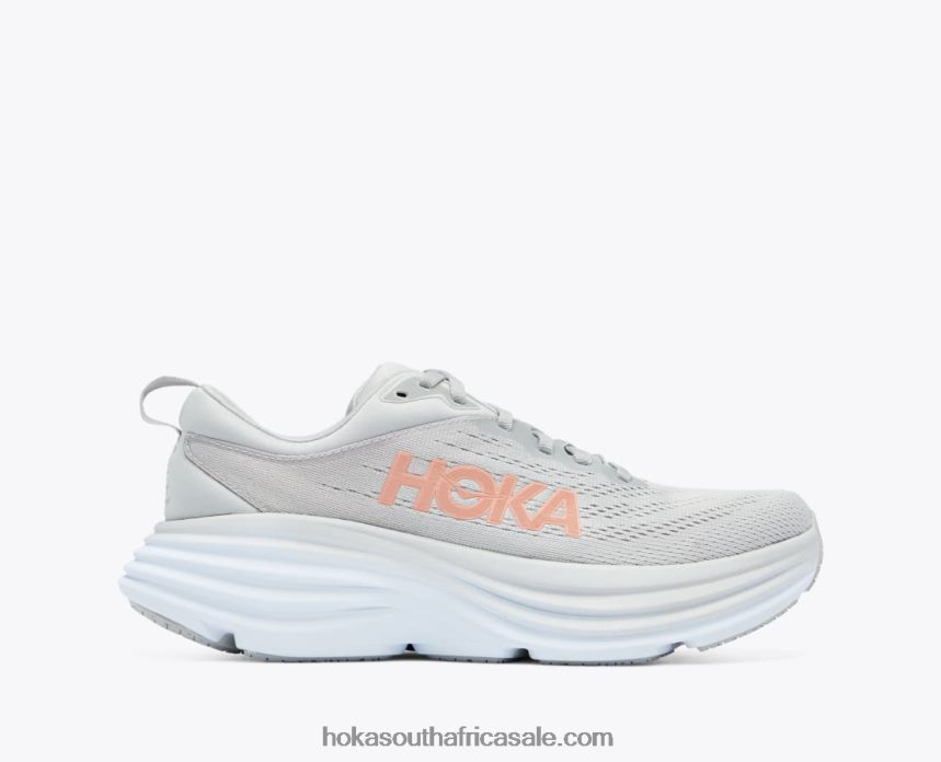 Women Bondi 8 Hoka 0TNRBJ245 Harbor Mist/Lunar Rock