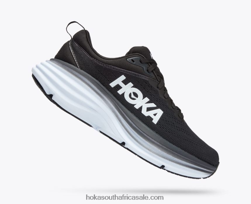 Women Bondi 8 Hoka 0TNRBJ247 Black/White