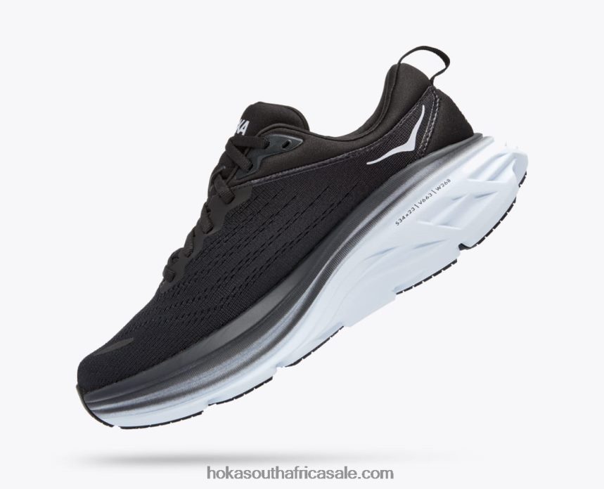 Women Bondi 8 Hoka 0TNRBJ247 Black/White