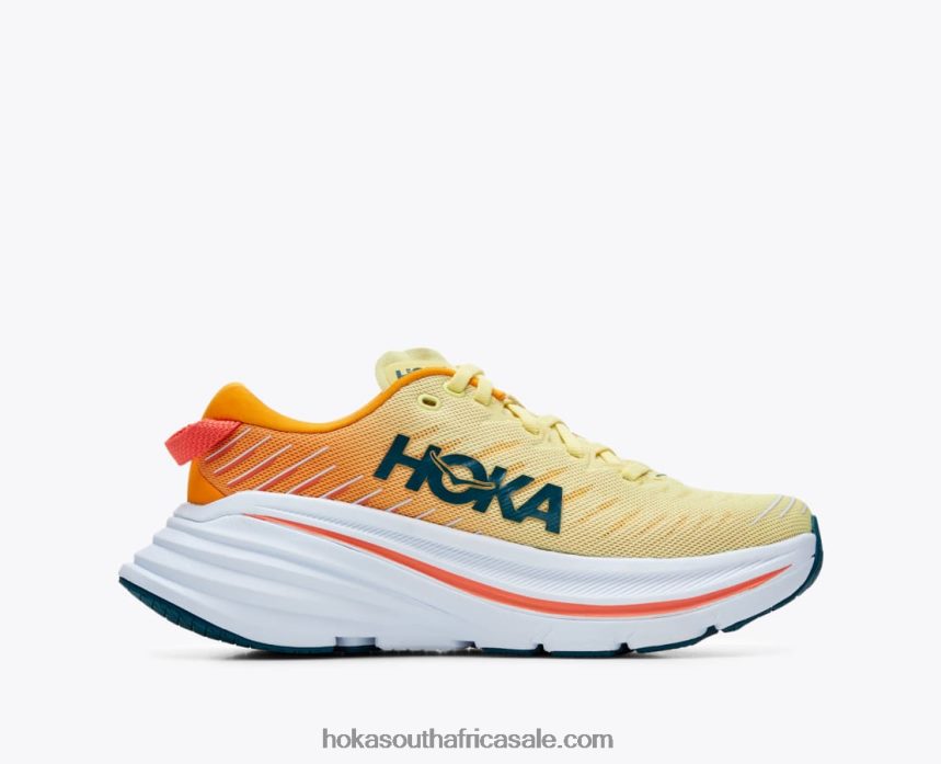 Women Bondi X Hoka 0TNRBJ57 Yellow Pear/Radiant Yellow