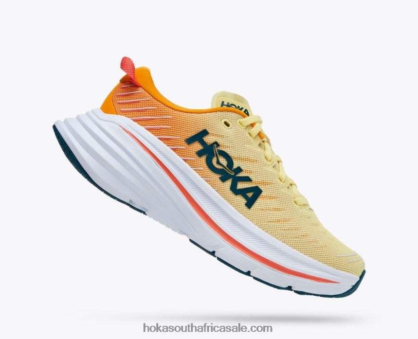 Women Bondi X Hoka 0TNRBJ57 Yellow Pear/Radiant Yellow