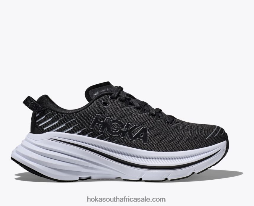 Women Bondi X Hoka 0TNRBJ59 Black/White