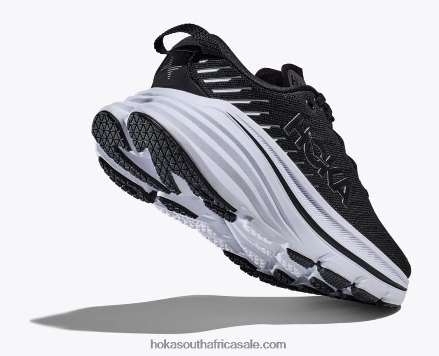 Women Bondi X Hoka 0TNRBJ59 Black/White