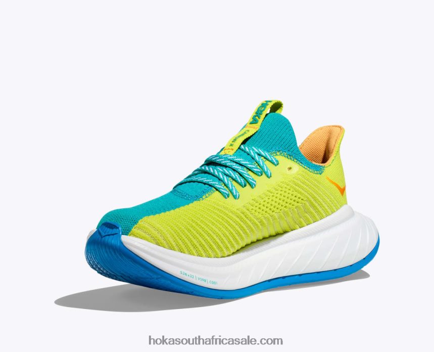 Women Carbon X 3 Hoka 0TNRBJ42 Ceramic/Evening Primrose