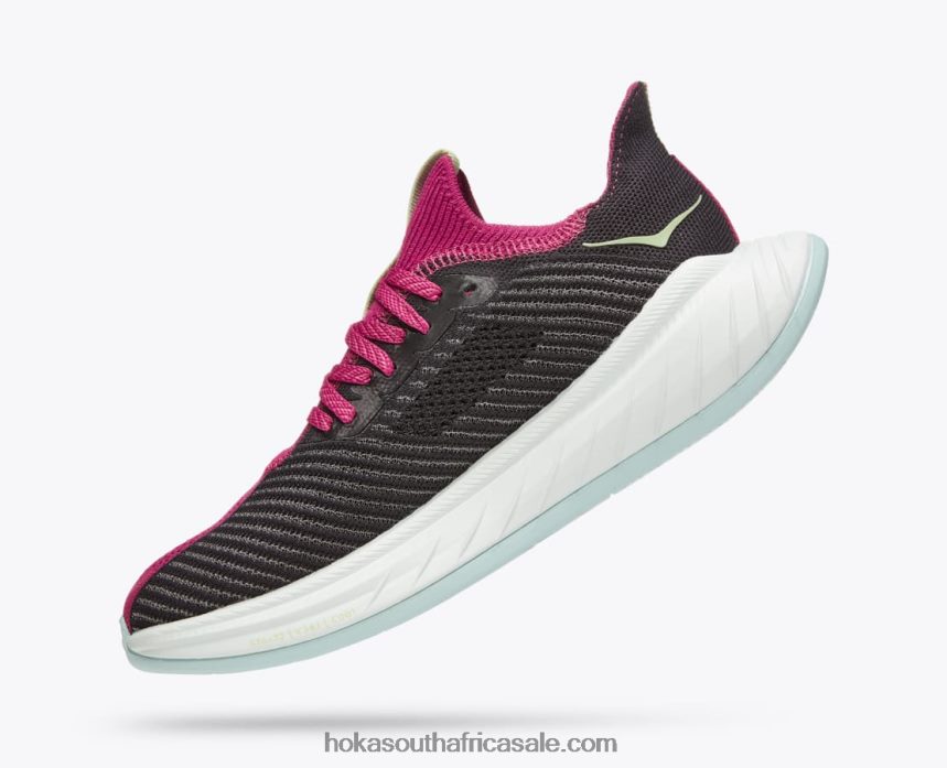 Women Carbon X 3 Hoka 0TNRBJ45 Festival Fuchsia/Black