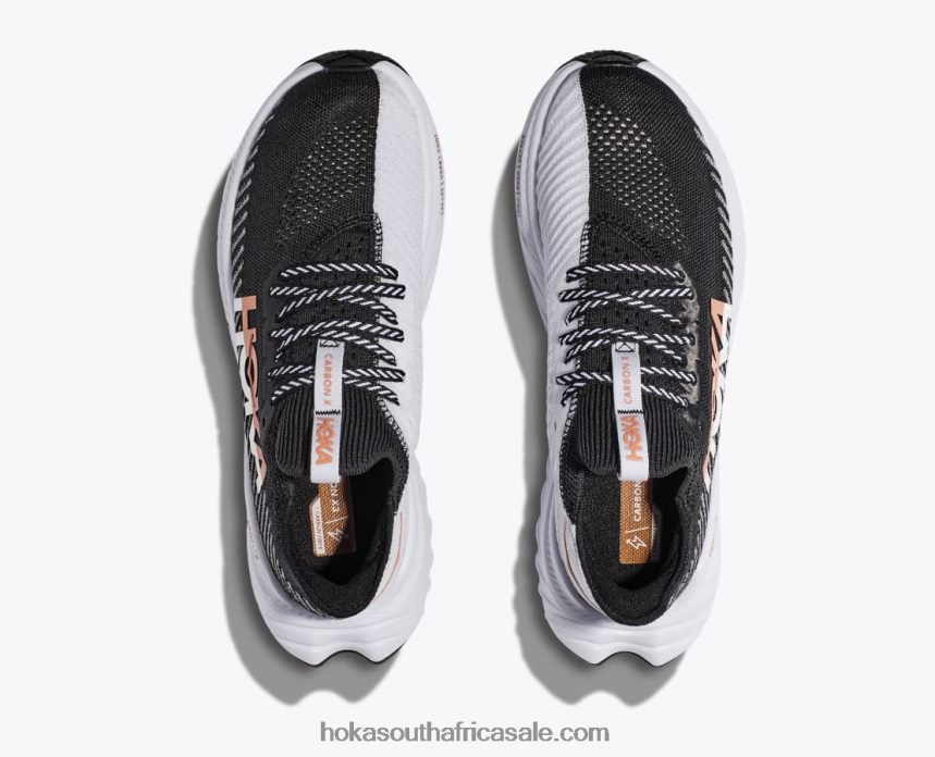 Women Carbon X 3 Hoka 0TNRBJ48 Black/White