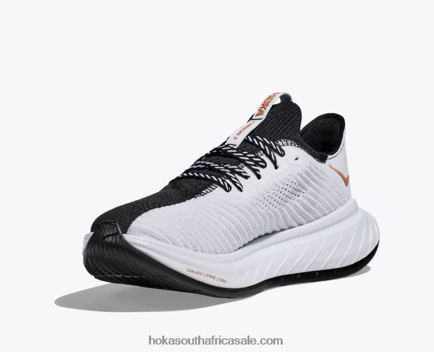 Women Carbon X 3 Hoka 0TNRBJ48 Black/White