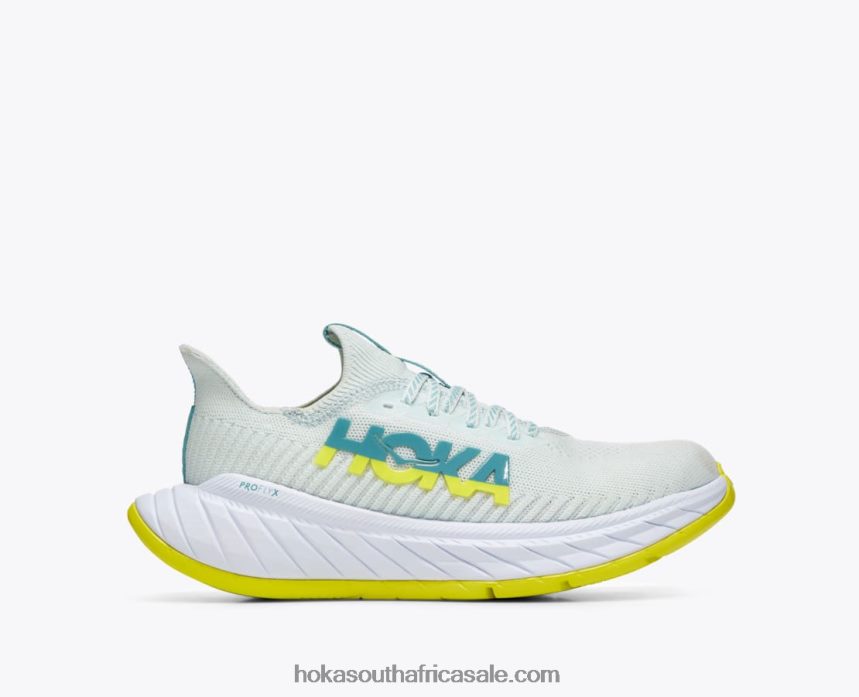 Women Carbon X 3 Hoka 0TNRBJ50 Billowing Sail/Evening Primrose