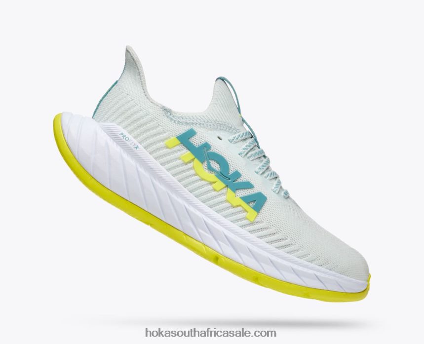 Women Carbon X 3 Hoka 0TNRBJ50 Billowing Sail/Evening Primrose