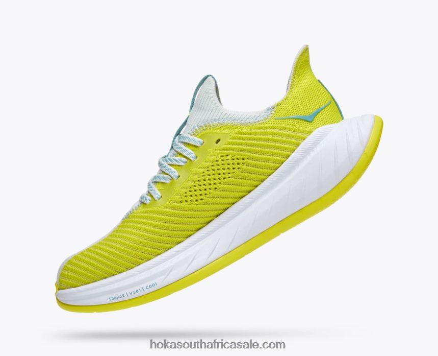 Women Carbon X 3 Hoka 0TNRBJ50 Billowing Sail/Evening Primrose