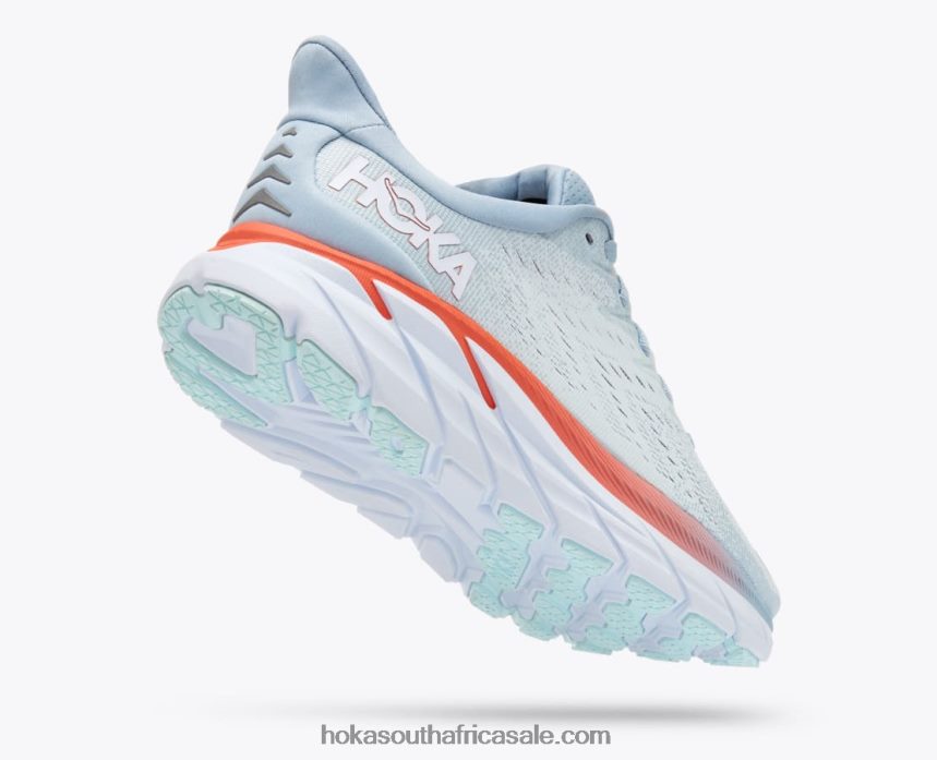 Women Clifton 8 Hoka 0TNRBJ218 Blue Fog/Plein Air