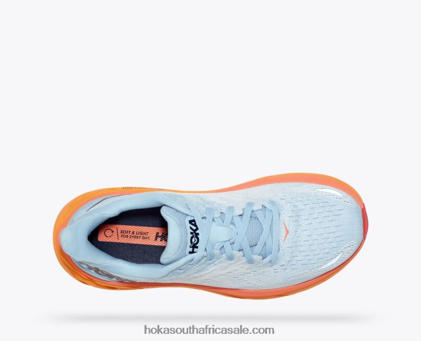 Women Clifton 8 Hoka 0TNRBJ221 Eggnog/Shifting Sand