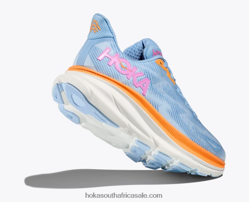 Women Clifton 9 Hoka 0TNRBJ224 Airy Blue/Ice Water