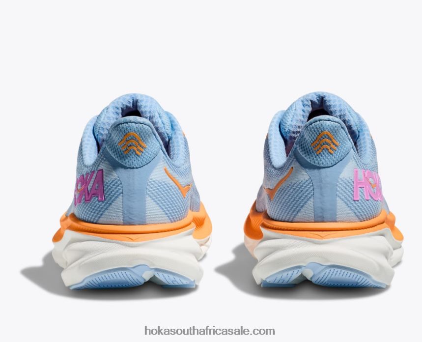 Women Clifton 9 Hoka 0TNRBJ224 Airy Blue/Ice Water