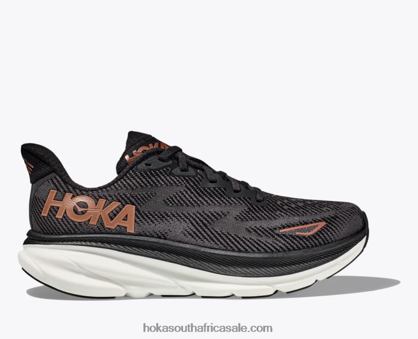 Women Clifton 9 Hoka 0TNRBJ226 Black/Copper