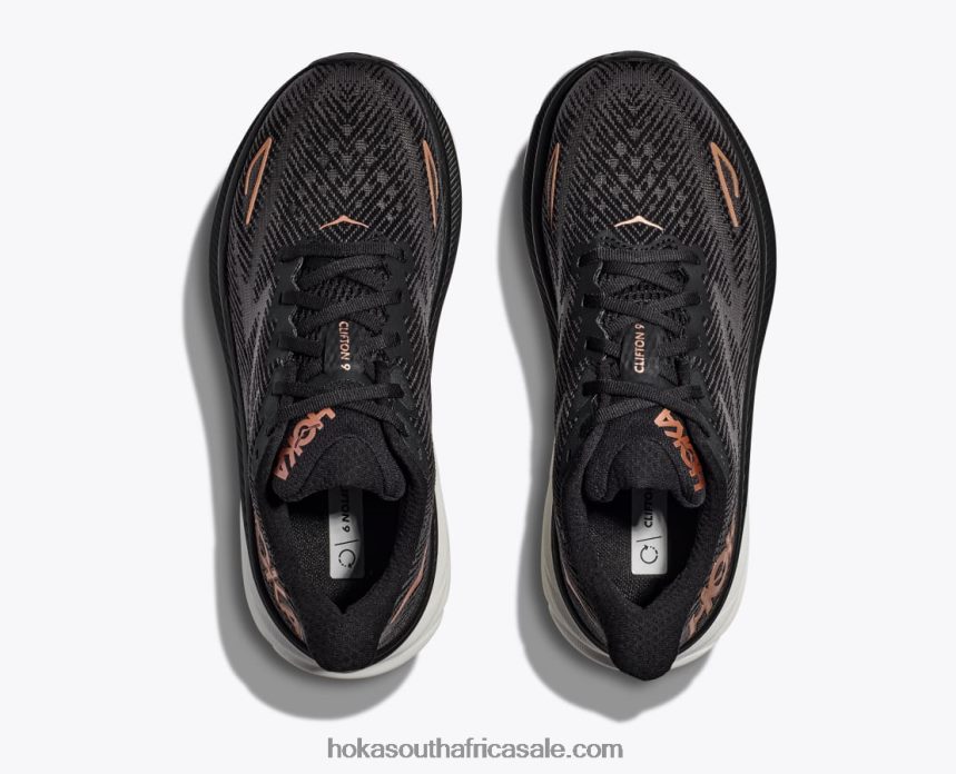 Women Clifton 9 Hoka 0TNRBJ226 Black/Copper