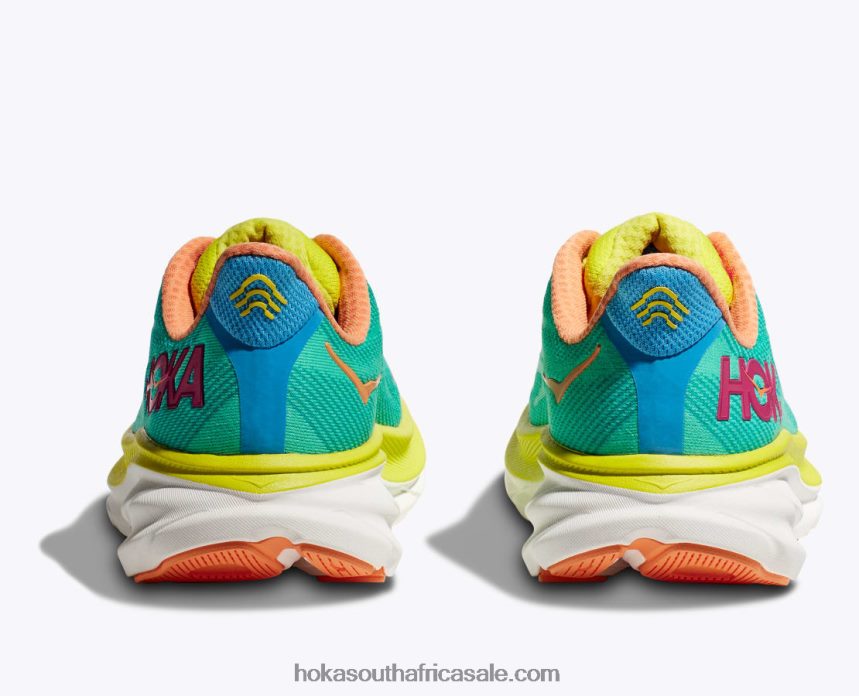 Women Clifton 9 Hoka 0TNRBJ227 Ceramic/Evening Primrose