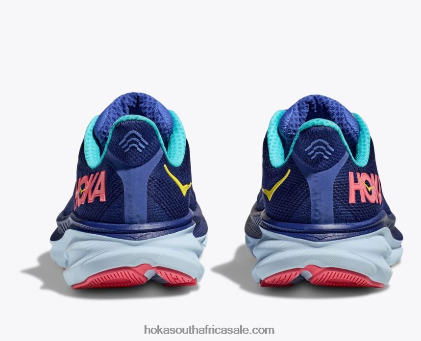 Women Clifton 9 Hoka 0TNRBJ2 Bellwether Blue/Ceramic