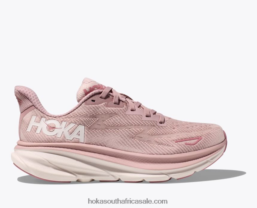 Women Clifton 9 Hoka 0TNRBJ5 Pale Mauve/Peach Whip